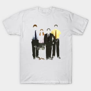 the office Jim pam michael dwight fourtet T-Shirt